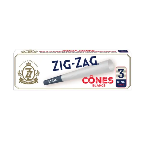Product image of Zig-Zag, White King Size Cones