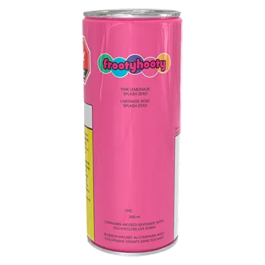 Product image of Pink Lemonade Splash Zero - frootyhooty - THC Drinks