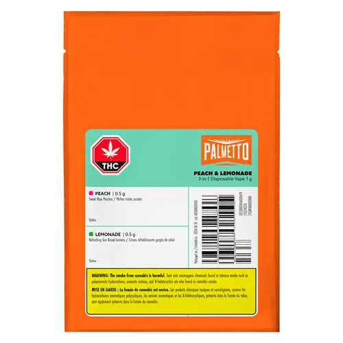 Peach & Lemonade 3-in-1 - Palmetto - Disposables