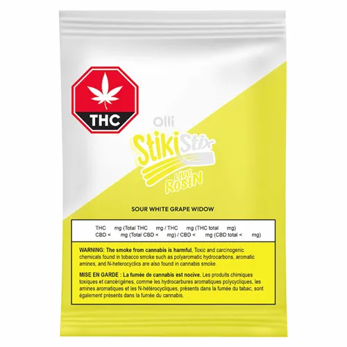 Live Rosin White Grape Widow - Olli StikStix - Gummies