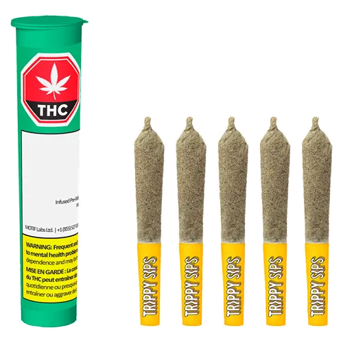 Caribbean Crush Kief Coated Infused - Trippy Sips - Infused Joints