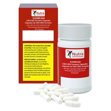 Product image of Sunbeam CBD:CBG - Naturally Nutra - Capsules