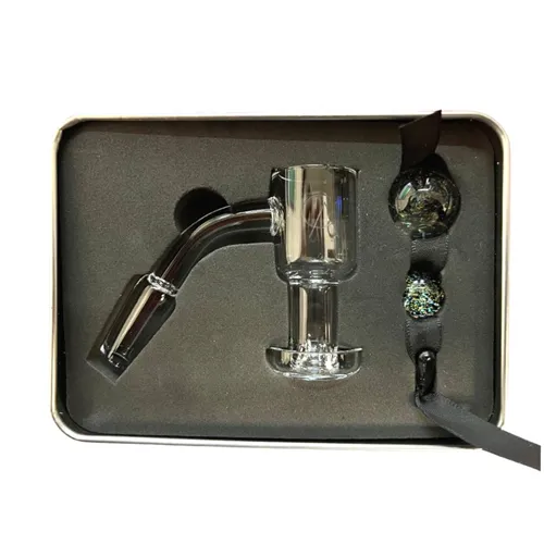 Product image of CannAccessories, Terp Slurp Banger 14mm, 45 Degree Kit, Dichro