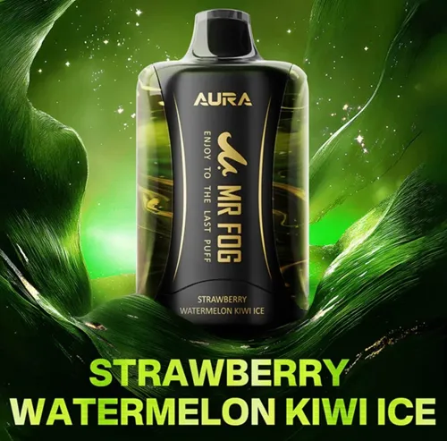 Product image of Strawberry Watermelon Kiwi Ice Classic - MR FOG x AURA - Disposables