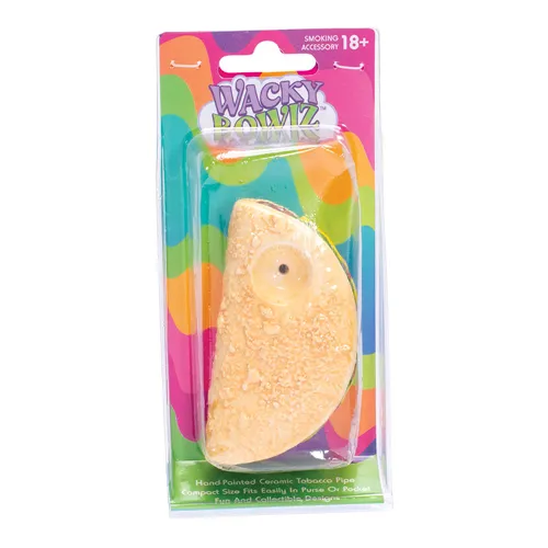 Product image of Wacky Bowlz, Taco Ceramic Pipe