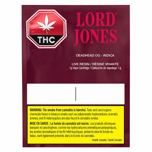 Deadhead OG Pure - Lord Jones - Live Resin 510