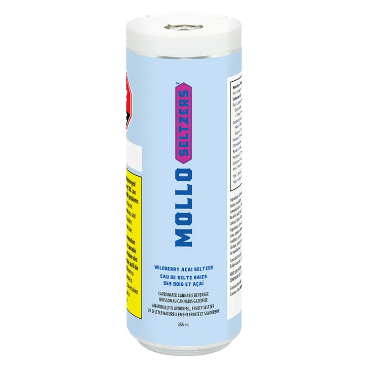 Product image of Wildberry Acai Seltzer - Mollo - THC Drinks