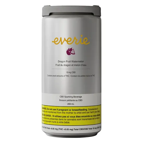 Dragon Fruit Watermelon CBD - Everie - Sparkling Water