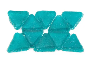 Product image of Blue Raspberry Hash Rosin - Dealr Infused - Gummies