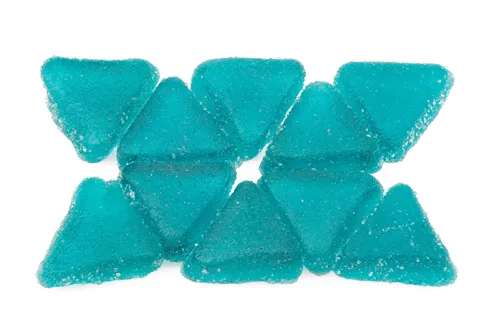 Product image of Blue Raspberry Hash Rosin - Dealr Infused - Gummies