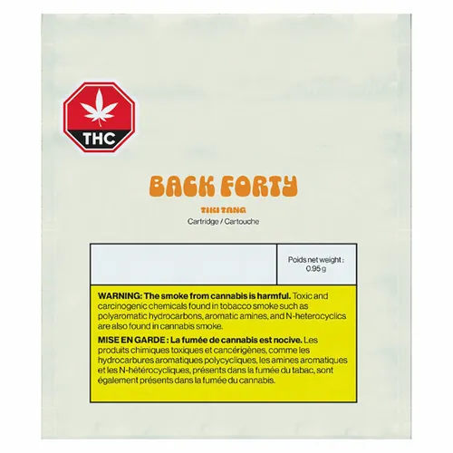 Tiki Tang - Back Forty - 510 Cartridges