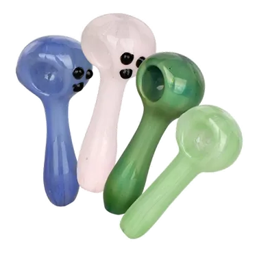 Product image of 3.5" - 4" Deluxe Colours Glass Spoon Hand Pipe