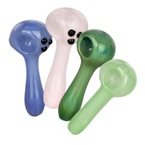 Product image of 3.5" - 4" Deluxe Colours Glass Spoon Hand Pipe