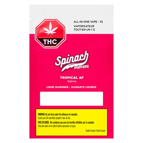 Tropical AF Liquid Diamonds - Spinach - Disposables