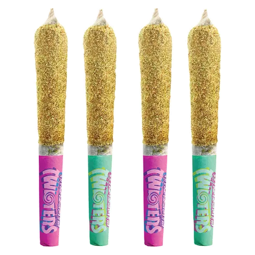 Product image of Twisters Watermelon Razzler + Tropicoco Kief Coated - Rizzlers - Variety Infused Pre-Rolled