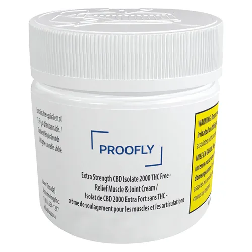 Product image of Extra Strength CBD Isolate 2000 THC Free Relief Muscle Joint - PROOFLY - Infused Body