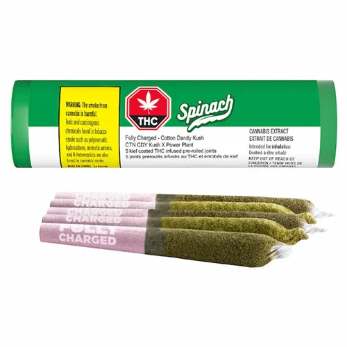 Fully Charged Cotton Candy Dandy Kush - Spinach - Infused Joints