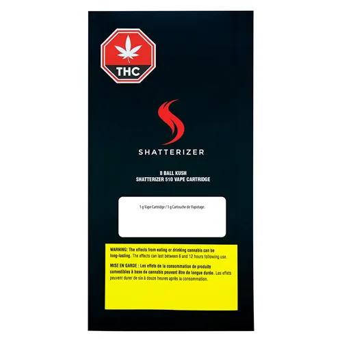 8 Ball Kush Shatterizer - Shatterizer - Cartridge