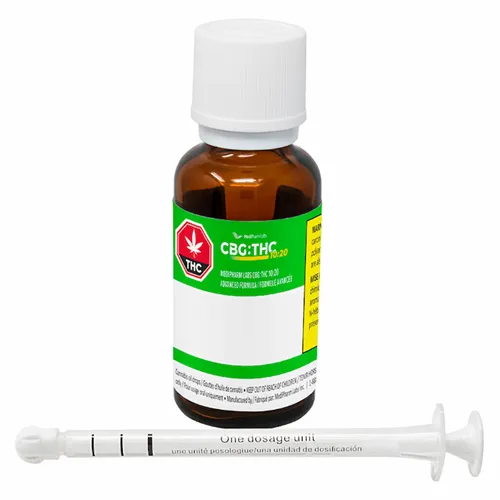 CBG:THC 10:20 Advanced Formula - MediPharm Labs - Ingestible Oil