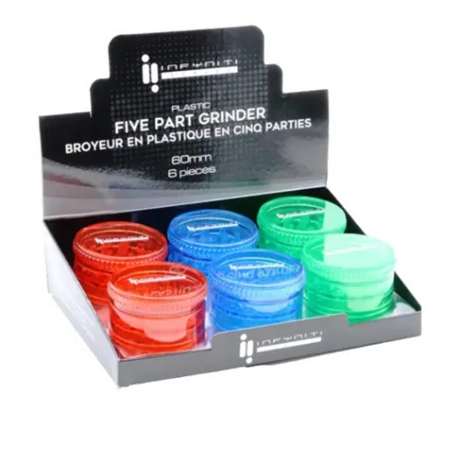 Product image of Infyniti, 60mm 5-Piece Acrylic Grinder