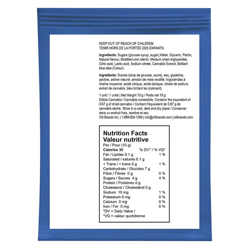 Live Rosin Sour Blueberry Blue Dream - Stiki Stix - Gummies