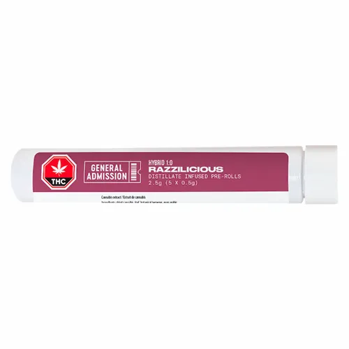 Razzilicious Distillate Infused - General Admission - Infused Joints