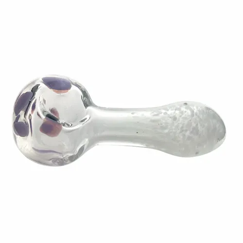 Product image of 3" Blue Frit Mouthpiece w/ Dotted Head Peanut Pipe