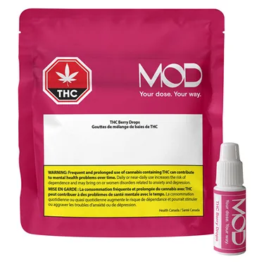 Product image of THC Berry Drops - Mod - Ingestible Oil
