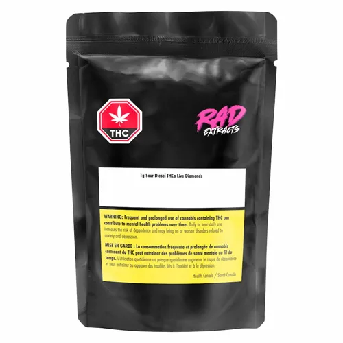 Sour Diesel THCa Live Diamonds - RAD - Isolate
