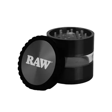 Product image of Raw, 4-Piece Clear View Grinder