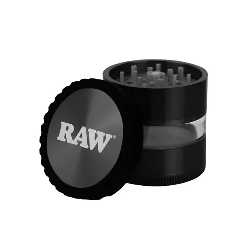 Product image of Raw, 4-Piece Clear View Grinder