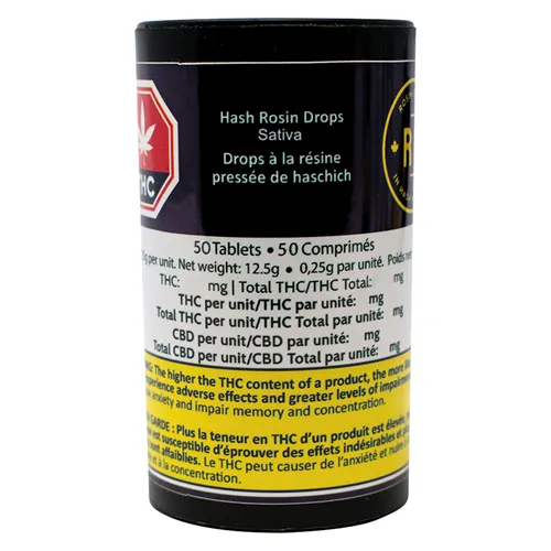 Hash Rosin Drops Sativa - Rosin Heads -  Edible Extracts