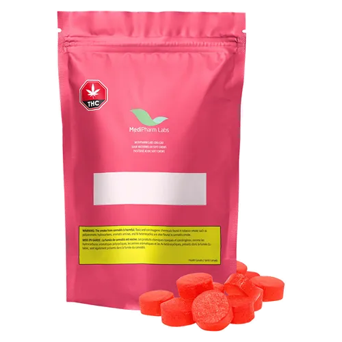 Sour Watermelon CBG : CBD Soft Chews - MediPharm Labs - Gummies
