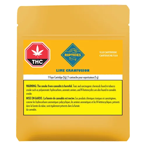 Lime Cranfusion - Riptides - 510 Cartridges