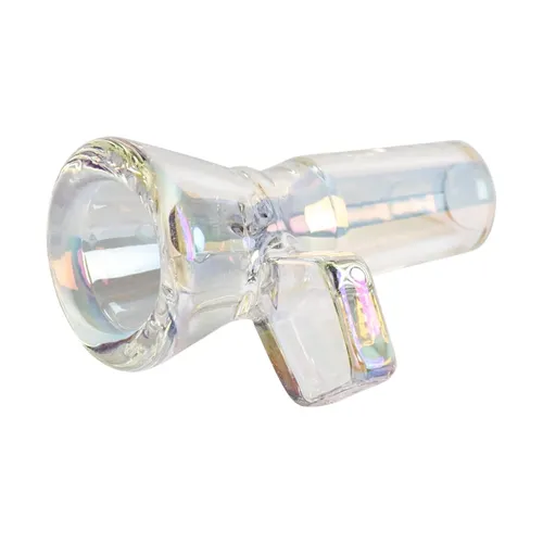 Product image of Red Eye Tek - 14mm Metallic Terminator Finish Pull Out Bowl w/Diamond Hand - Rainbow