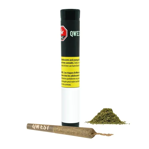 Product image of Apricot Kush Diamond Infused Pre-Roll - Qwest - Pre-Roll