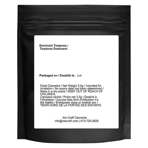 Irie Platinum Series - Irie Craft Cannabis - Dried Flower