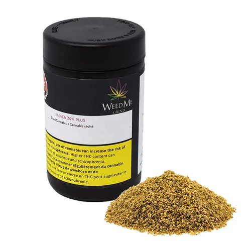 Product image of Indica 20% Plus - Weed Me Grind - Pre-Ground Blend