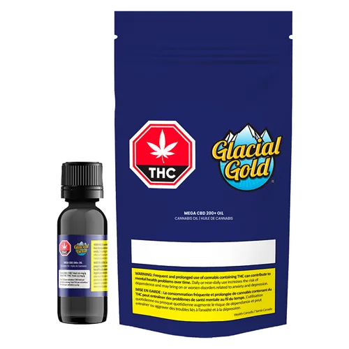 Product image of Mega CBD 200+ Oil - Glacial Gold - Ingestible Oils