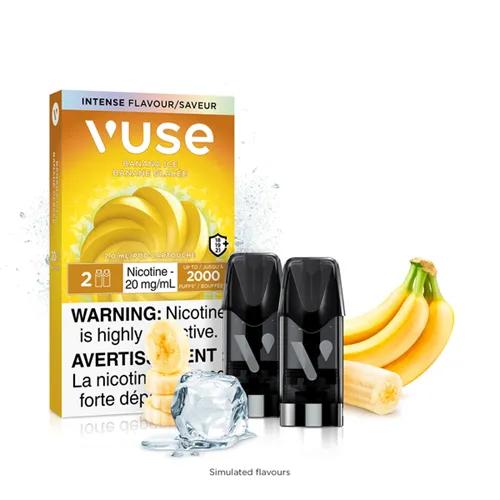 Product image of Banana Ice 2 Pack - Vuse - Pods