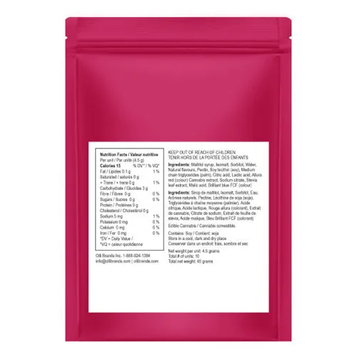 Sugar Free Raspberry Acai 1:1 Soft Chews - Olli - Gummies