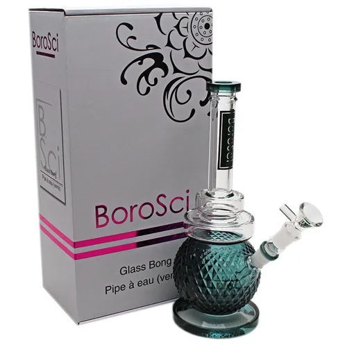 Product image of Borosci, 11" Crystal Ball Base Glass Bong