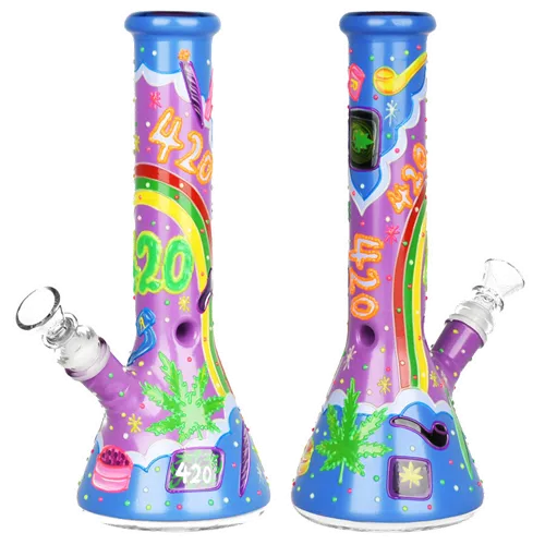 Product image of Beech Vibes 420 Painted Glass Beaker