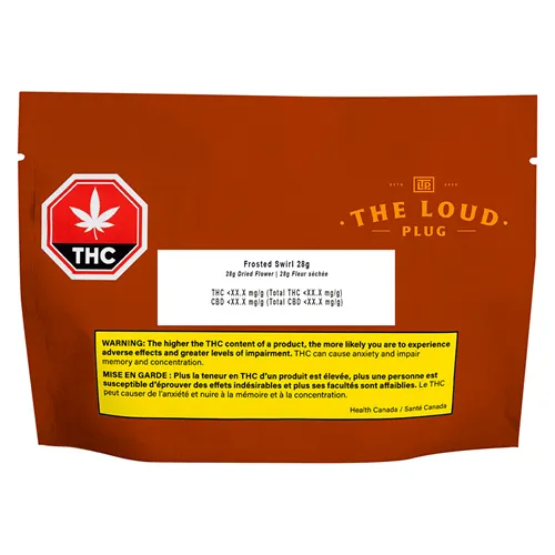 Frosted Swirl - The Loud Plug - Dried Flower