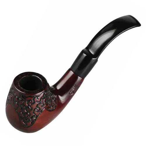 Product image of Shire, Bent Brandy Cherry Wood Pipe