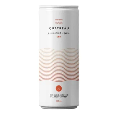 Product image of Passionfruit and Guava - Quatreau - CBD Drinks - 355mL