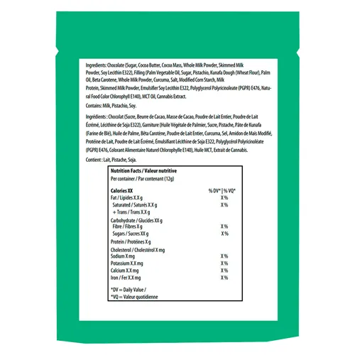 Dubai Chocolate - Cannabis Cartel QUADS - Chocolates