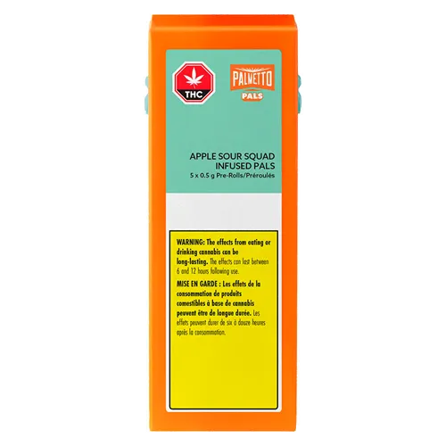 Apple Sour Sqaud Infused PALS - Palmetto - Infused Joints