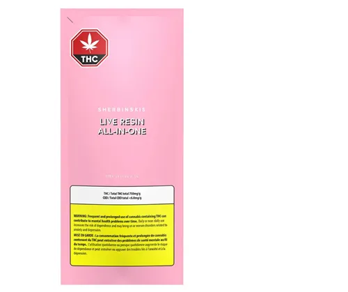 Pink Sherbs Live Resin All-in-One - Sherbinskis - Disposable