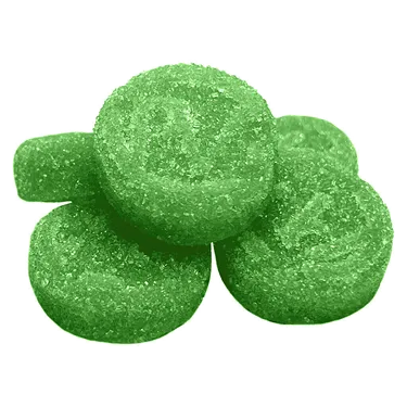 Product image of Green Apple Balanced THC:CBD - Platinum - Gummies